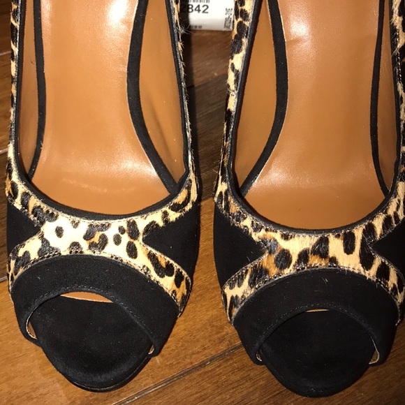 NIB Nine West Size 9 1/2 Peep Toe Heels - Picture 2 of 6